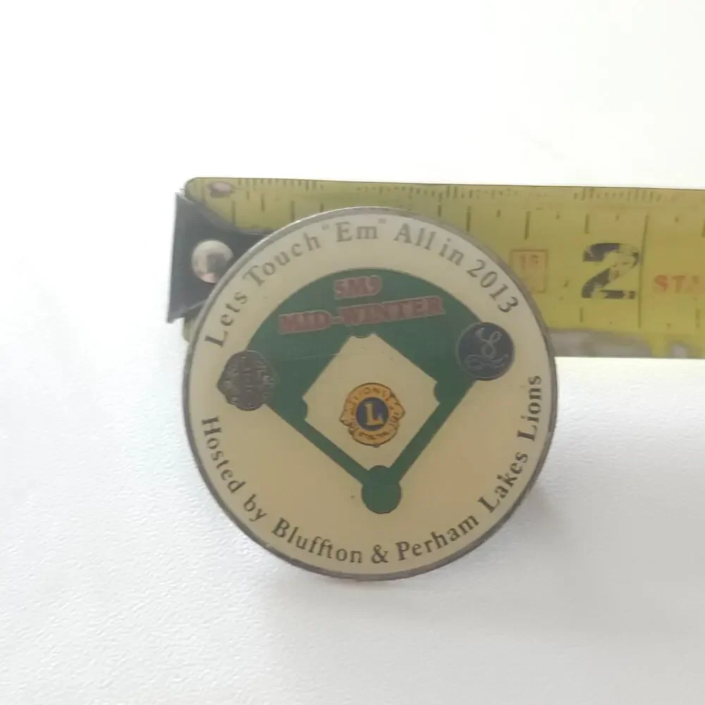 2013 Lions Club 5M9 Mid-Winter Bluffton Perham Lakes MN Baseball Trading Pin